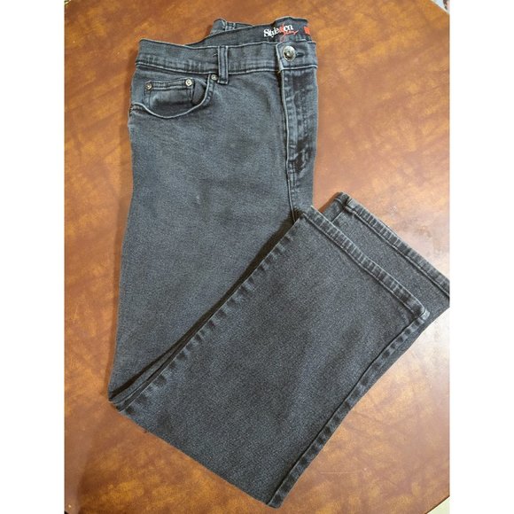 Style & Company-Easy-Black Womens Jeans size 32x27 Stretch Inseam 26 CLEARANCE! - Picture 1 of 4